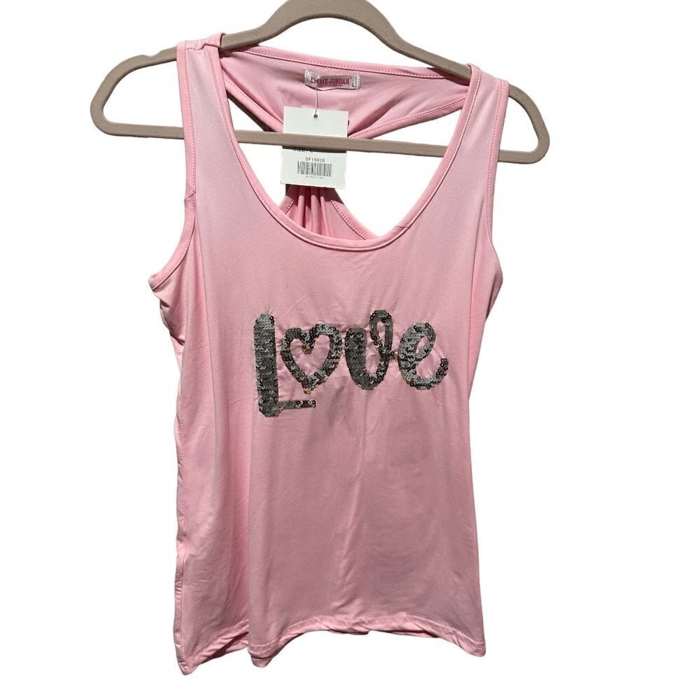 Emme jordan Love women's top size L NWT